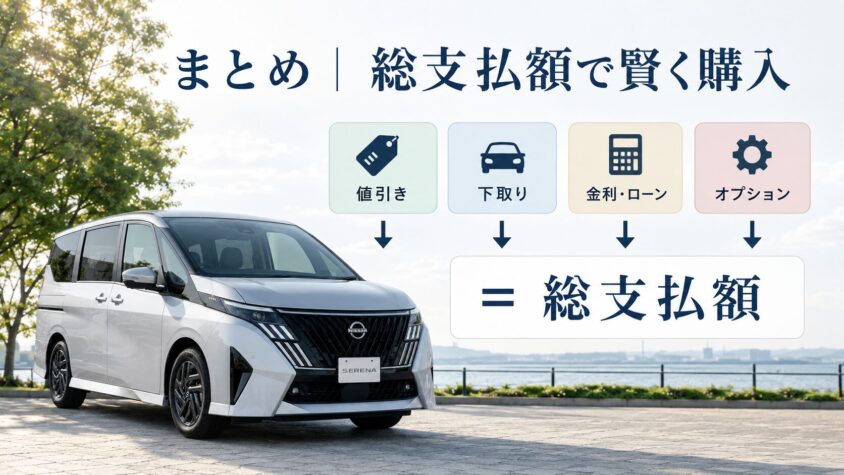 セレナC28の値引き交渉のまとめ