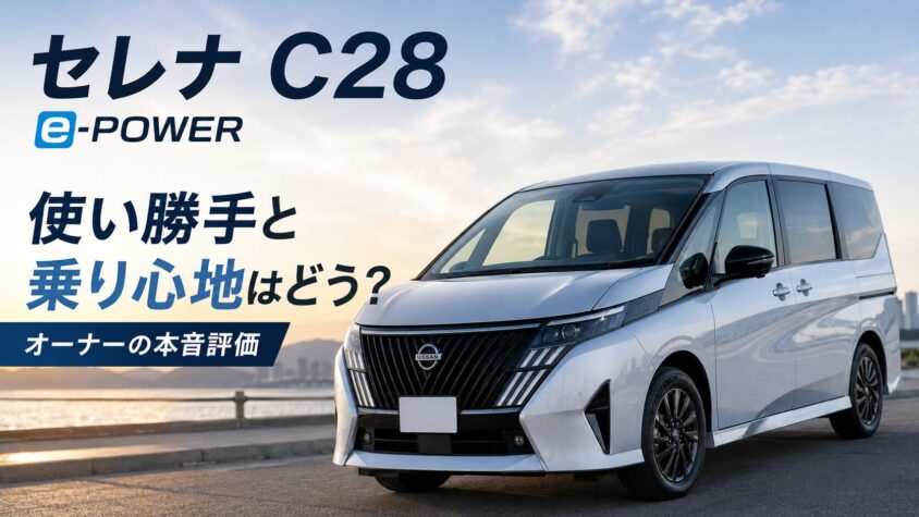 セレナC28 e-POWERの使い勝手と乗り心地